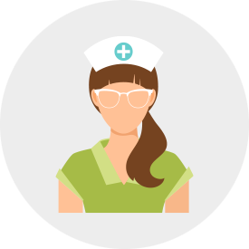 The icon of Medical nurse