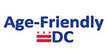 The logo for Age Friendly DC 