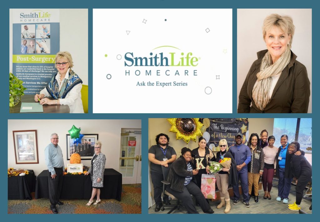 Kathleen working for SmithLife Homecare helping seniors age-in-place