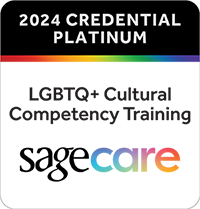 SAGECare 2024 Platinum Credential for LGBTQ+ Eldercare in MD & DC