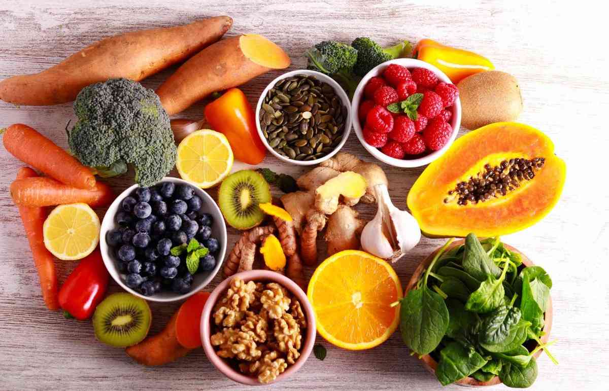 : Assortment of fresh fruits, vegetables, nuts, and seeds in Maryland & Washington, DC